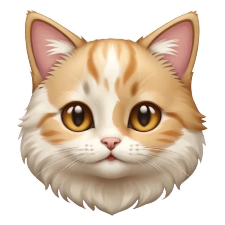langue humaine qui touche la tête d'un petit chat sticker