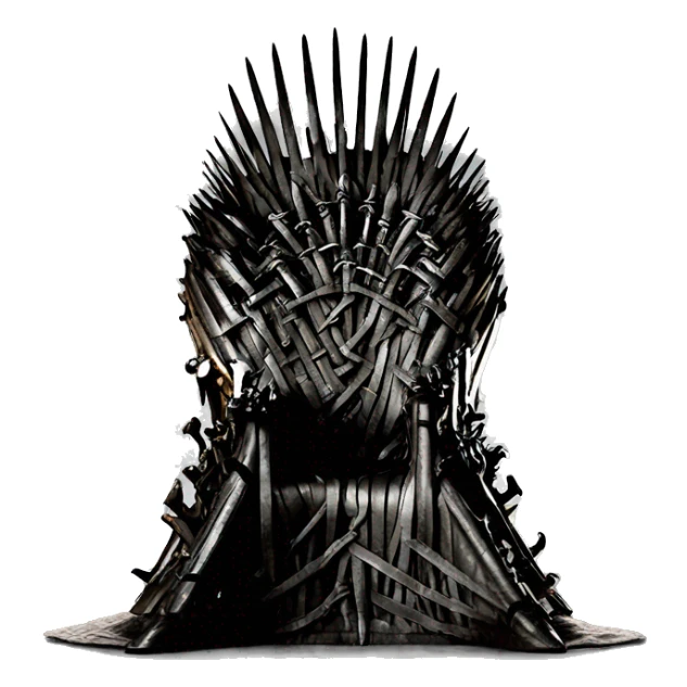 iron throne game of throne sticker