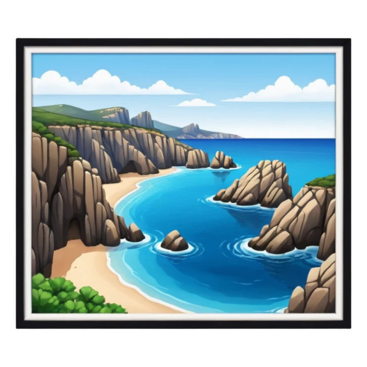 island of sardinia sticker