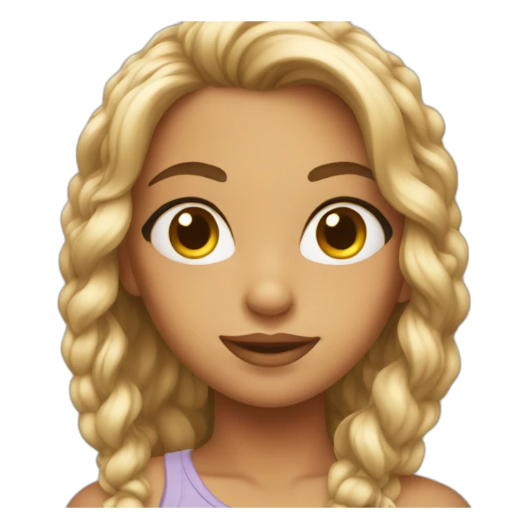 a pretty girl sticker