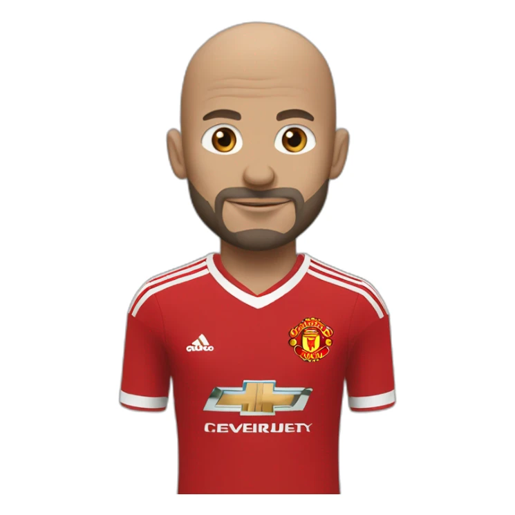 Ten hag maillot Manchester united  sticker