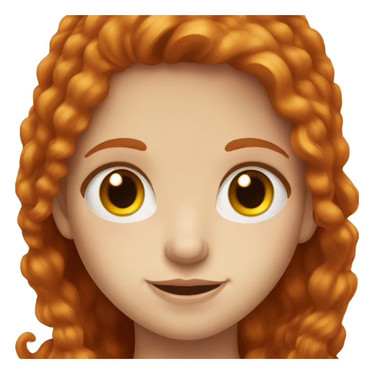 Redhead girl with hazel eyes who lives in spain sticker