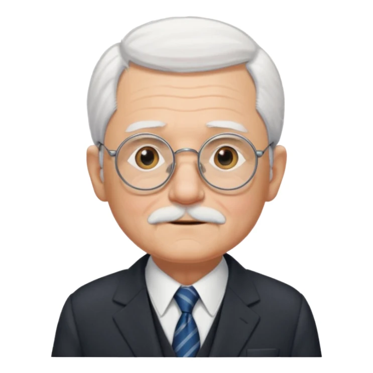 Old man character from the movie up sticker