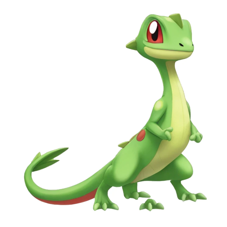  Treecko-Sceptile-Celebi-Flygon-Fakemon full body sticker