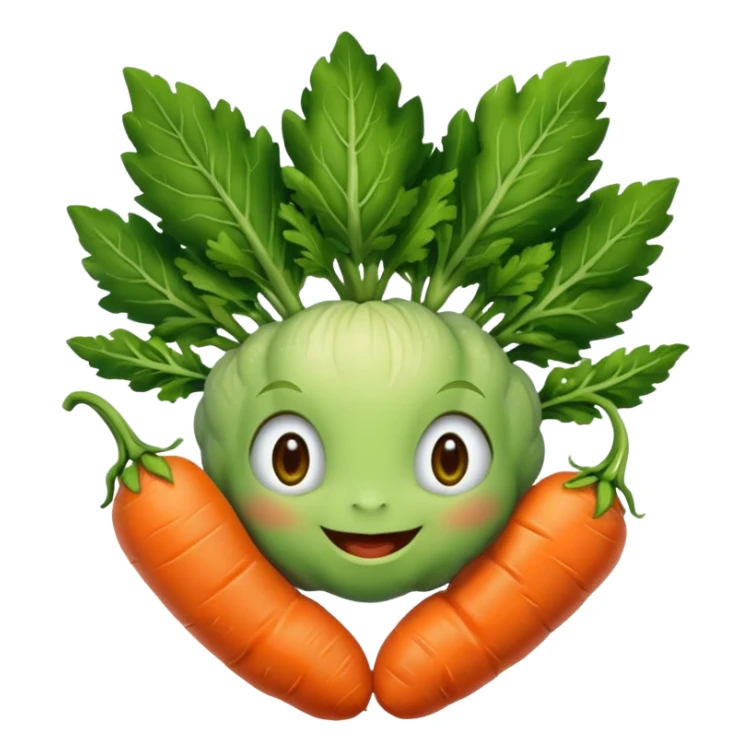 Grogu qui mange des carottes sticker