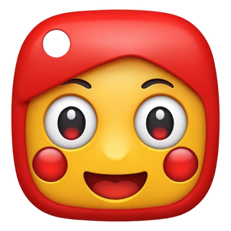 Emoji of YouTube icon sticker