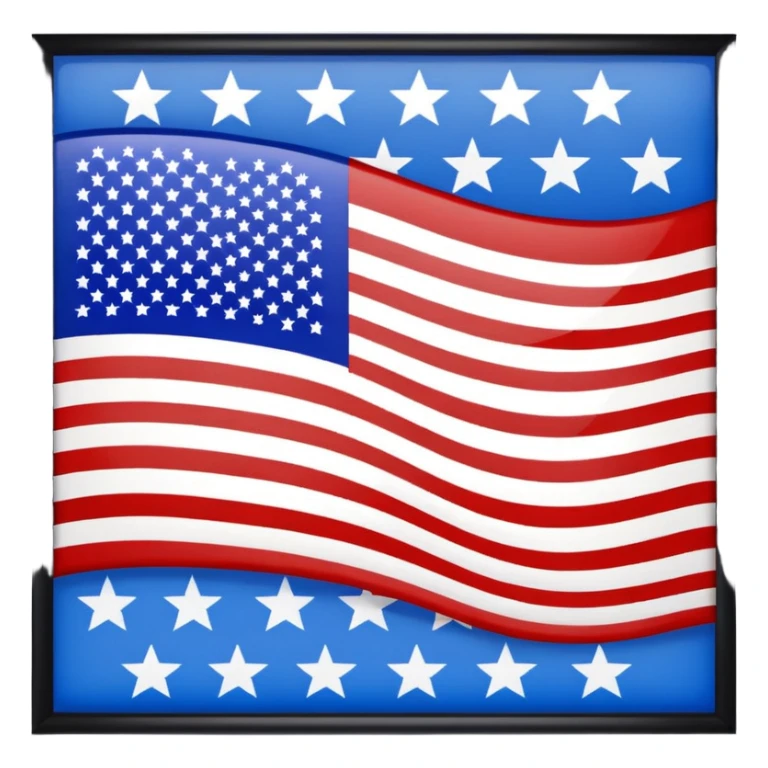 America in Distress upside down flag emoji sticker