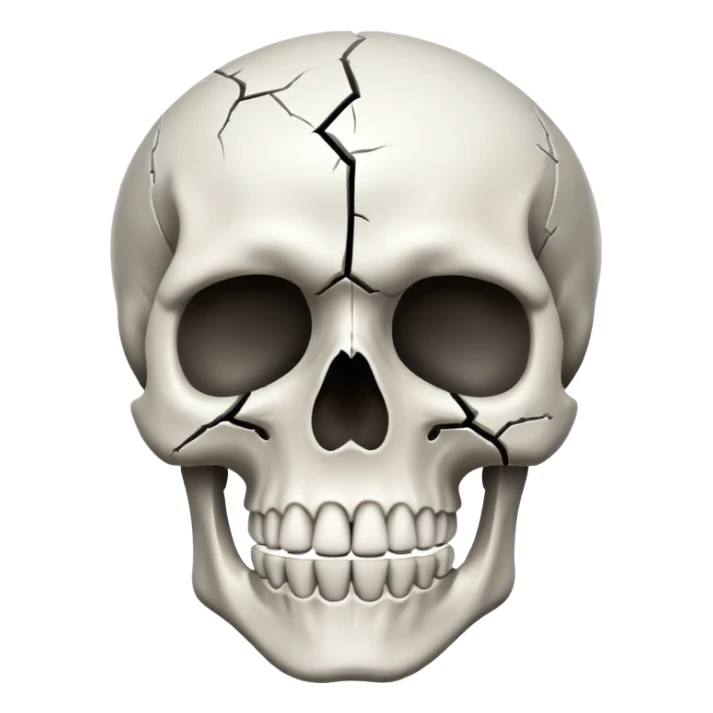 Skull death  sticker