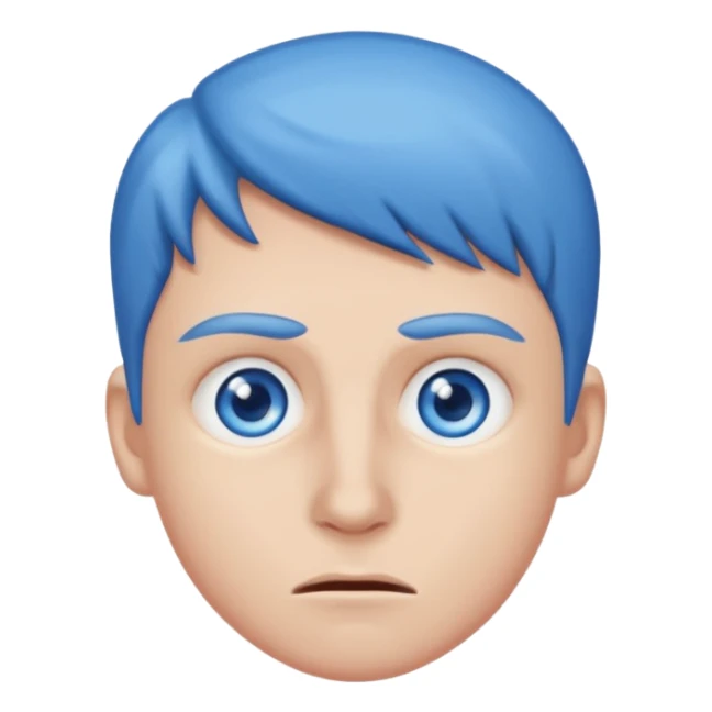 ignoramus with blue eyes sticker