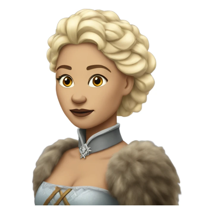 Blonde queen of the North ￼ sticker