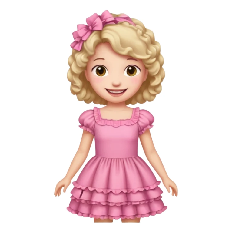 barbie girl dress color sticker