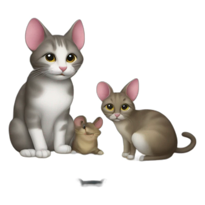 Cat & mouse duet book by H.D Carlton sticker