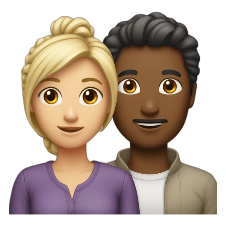 group of friends of one man and three women sticker