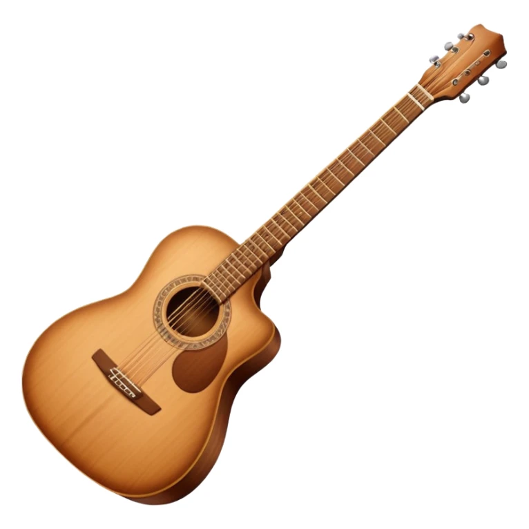acoustic guitaracoustic guitar emoji sticker