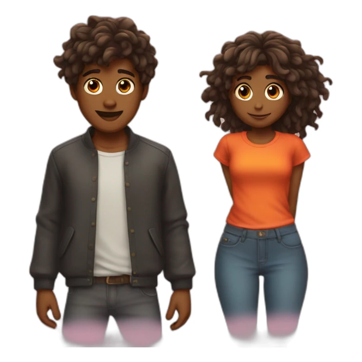 fireboy & watergirl  hair sticker