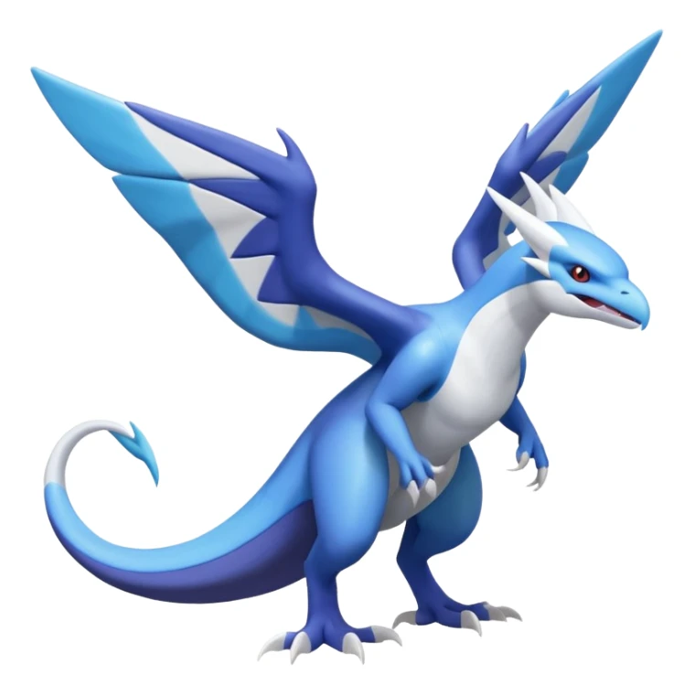 Noivern-Latios-Lugia-Fakémon-hybrid-creature (full body)  sticker