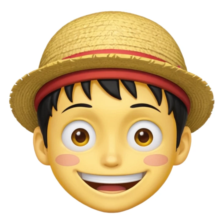 I want Luffy emoji from one piece sticker