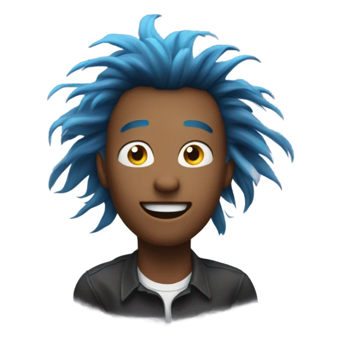 Shaking head in club sticker