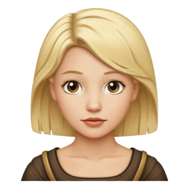 Female slave blonde hair sticker