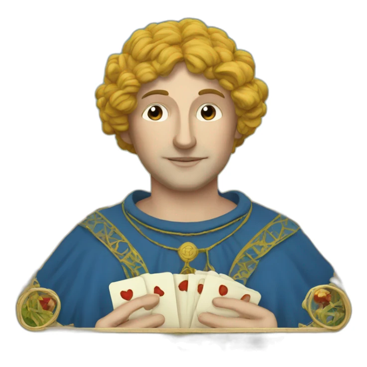 tarot of Marseille sticker