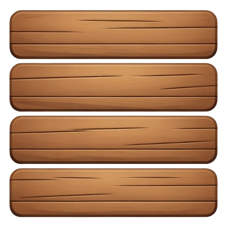 wood plank that has no holes in it.  sticker