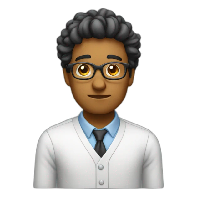 Nerd realising there are no jobs sticker