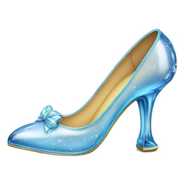 Cinderella glass shoes sticker