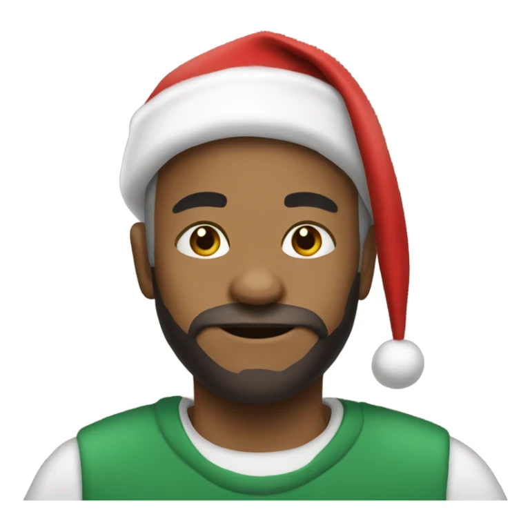 Picture of me as Santa  sticker