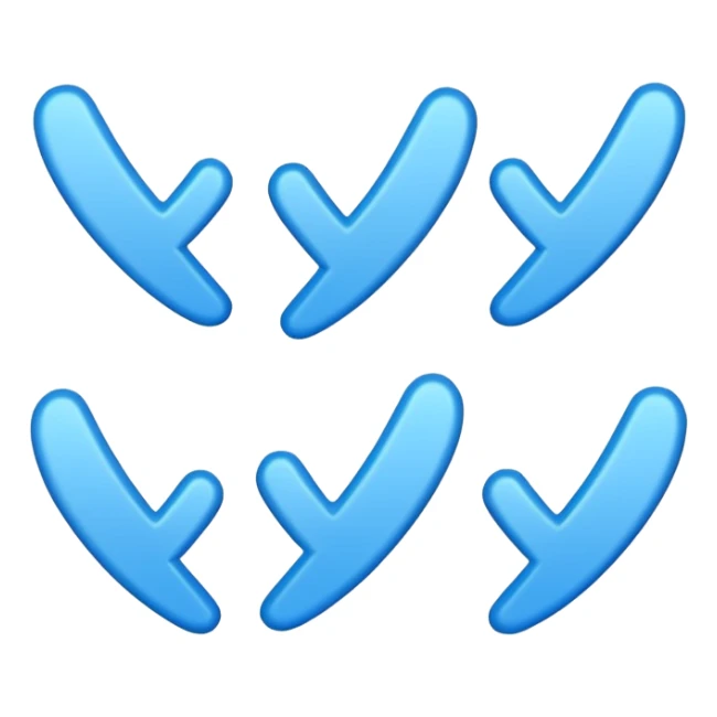 Blue ticks sticker
