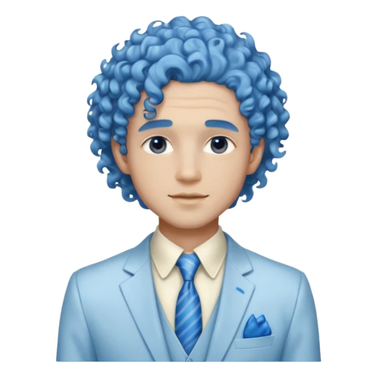 ethereal-pastel-transparent-translucent-gorgeous-spectral-dark-greyish-whitish-gloomy-man-with-blue-curly-hair-with-a-beautiful-creme-suit sticker
