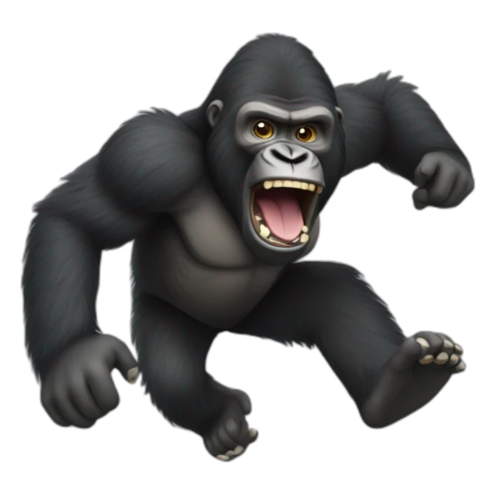 spinning gorilla sticker
