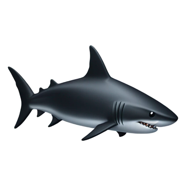 Black shark sticker