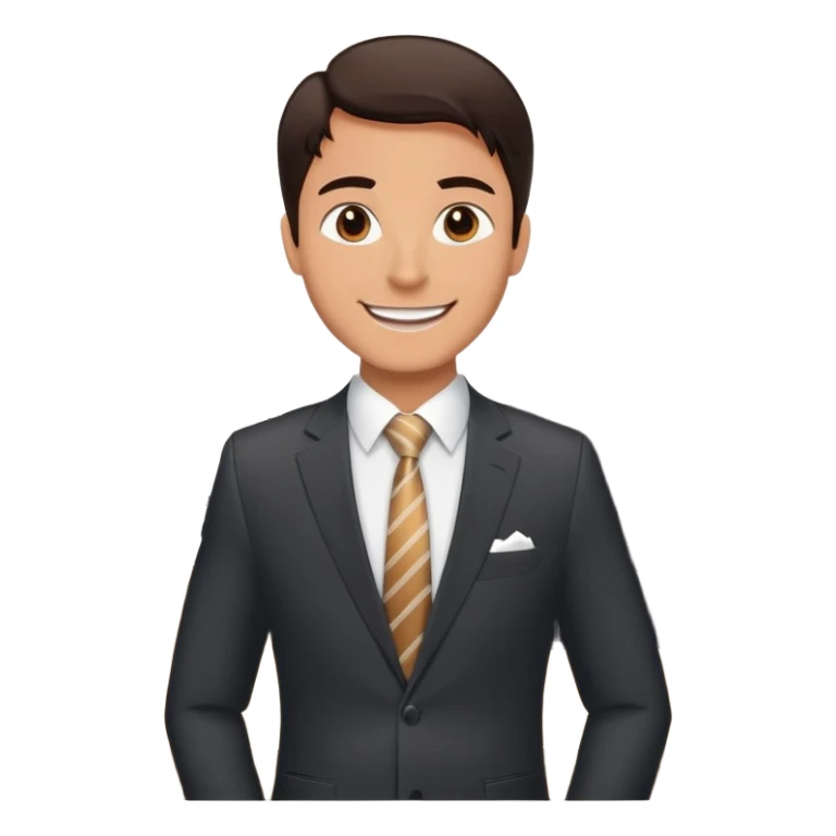 Happy customer testimonial with five star rating and success quote sticker