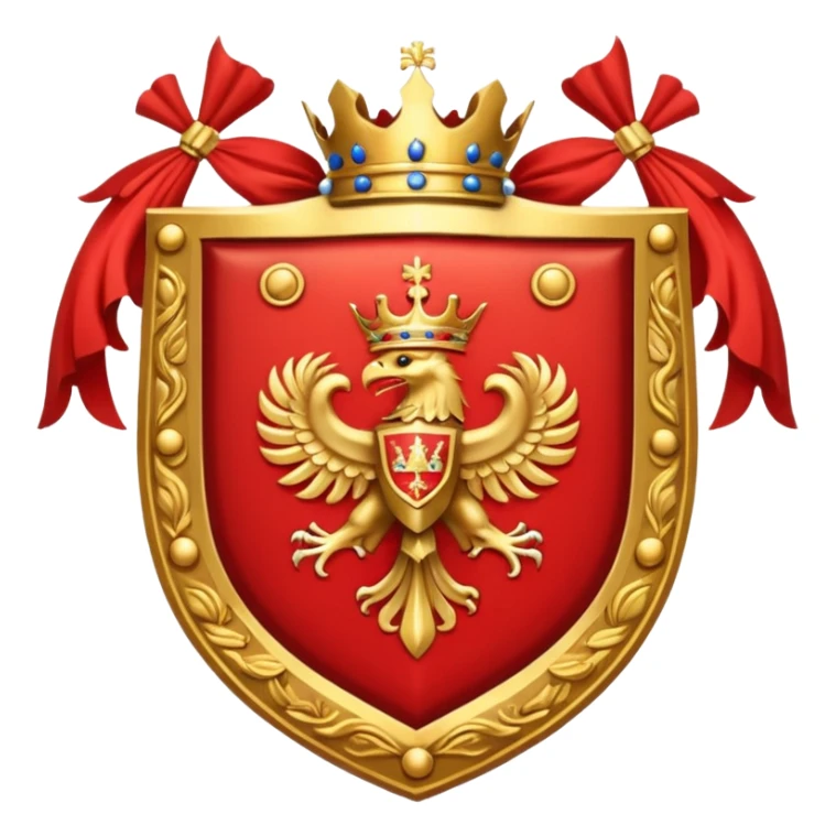 Royal coat of arms sticker