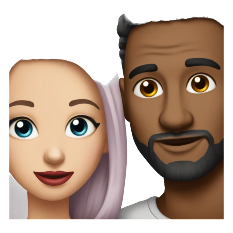 Romantic movie theater date for beautiful tattooed couple sticker