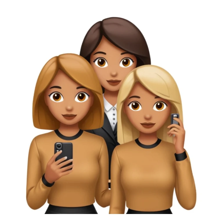 girls taking photo in club background sticker