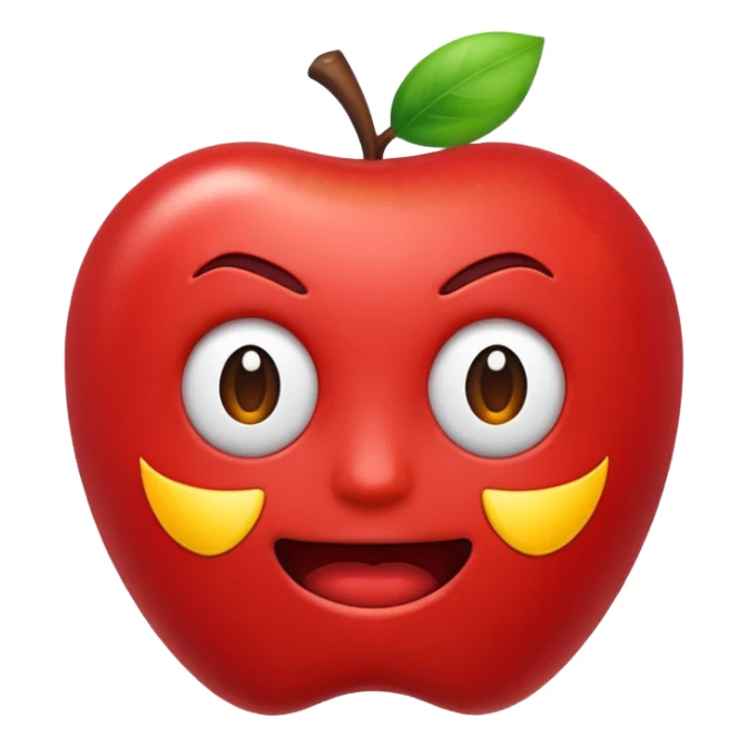 i want flash face emoji apple sticker
