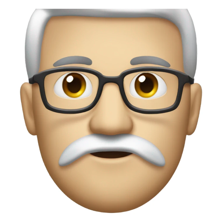 Uomo ferroviere grasso col naso da maiale sticker