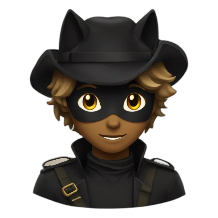 Chat noir et brun et chat noir sticker