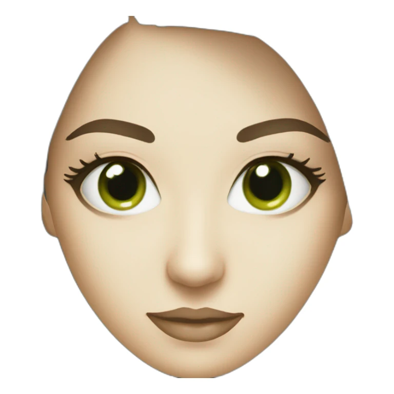 lasik eye surgery mask brunette green eyes sticker