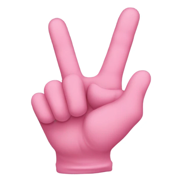 🤟🏻 but with a pink bandage on the thumb  sticker