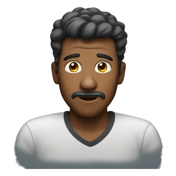 a man  out of surprise sticker