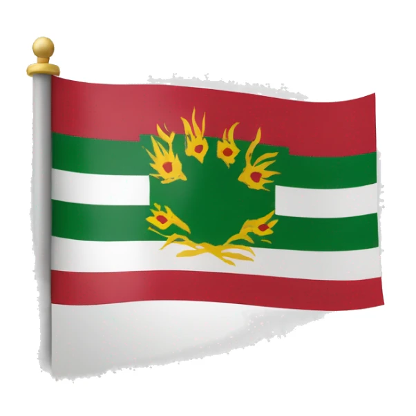 the flag of Galizien state sticker