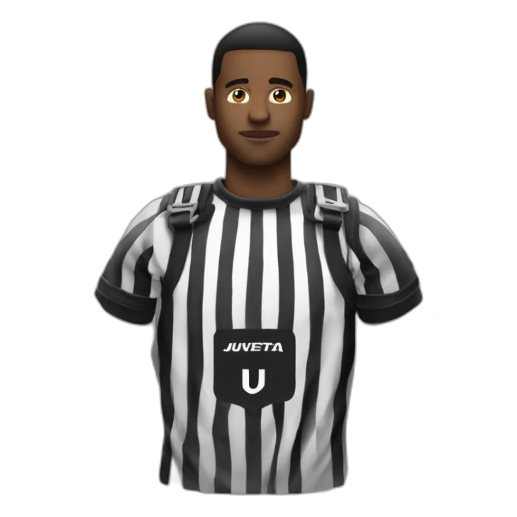 guy in back with juventus shirt handcuffed sticker