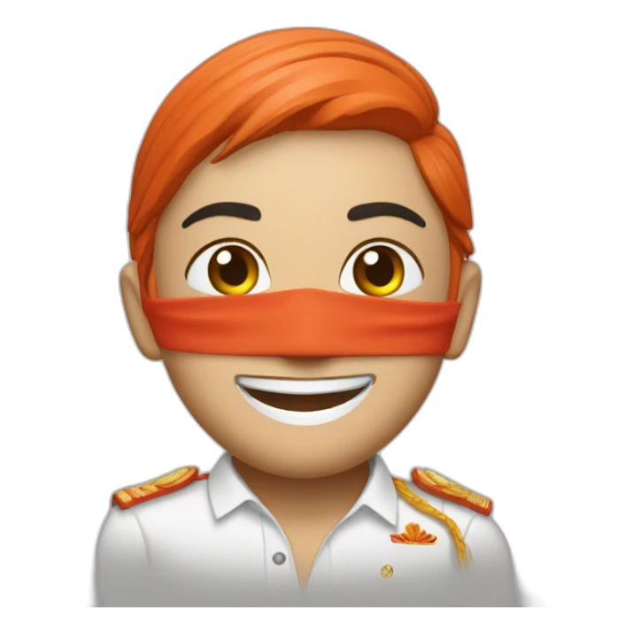 air india maskot person welcome sticker