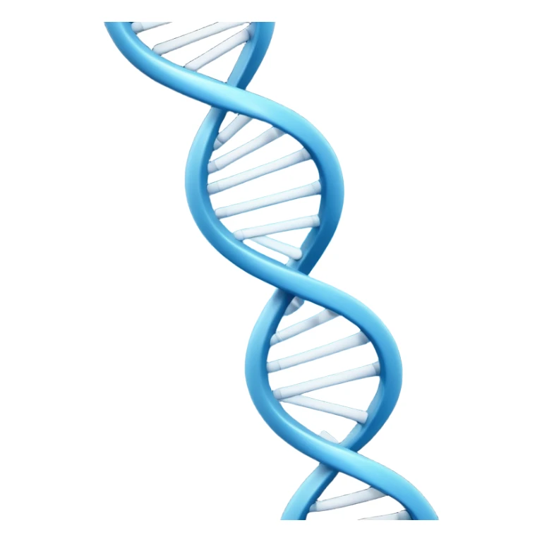 3D render of DNA Helix, forensic investigation aesthetic, sterile clinical lighting, cool blue undertones, sharp high-contrast details, professional clean look. sticker