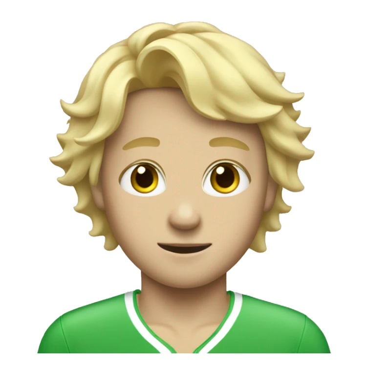 summer olympics blonde boy fencng sticker