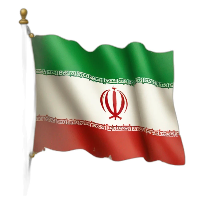 Old flag of iran sticker