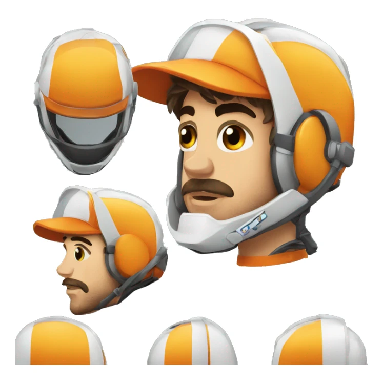Cascos de fernando alonso emoji sticker