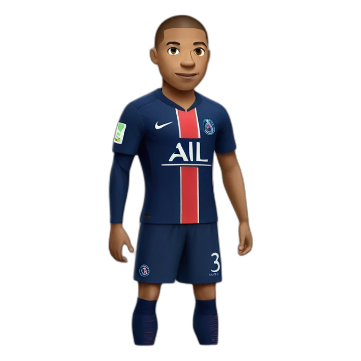 kylian mbappe, psg, buff, world cup, soccer sticker